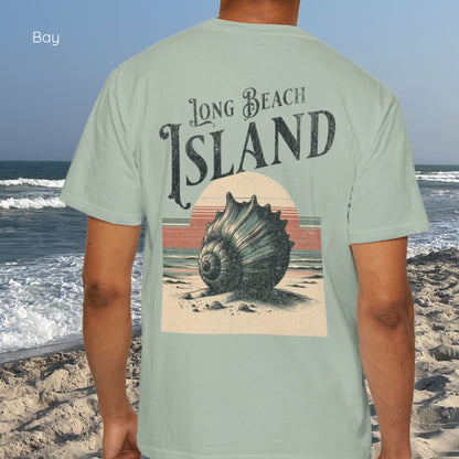 Morning Glow Comfort Colors Tee - Long Beach Island