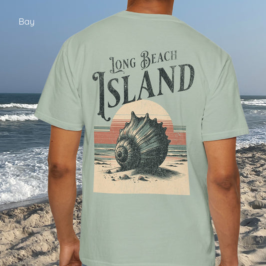 Morning Glow Comfort Colors Tee - Long Beach Island