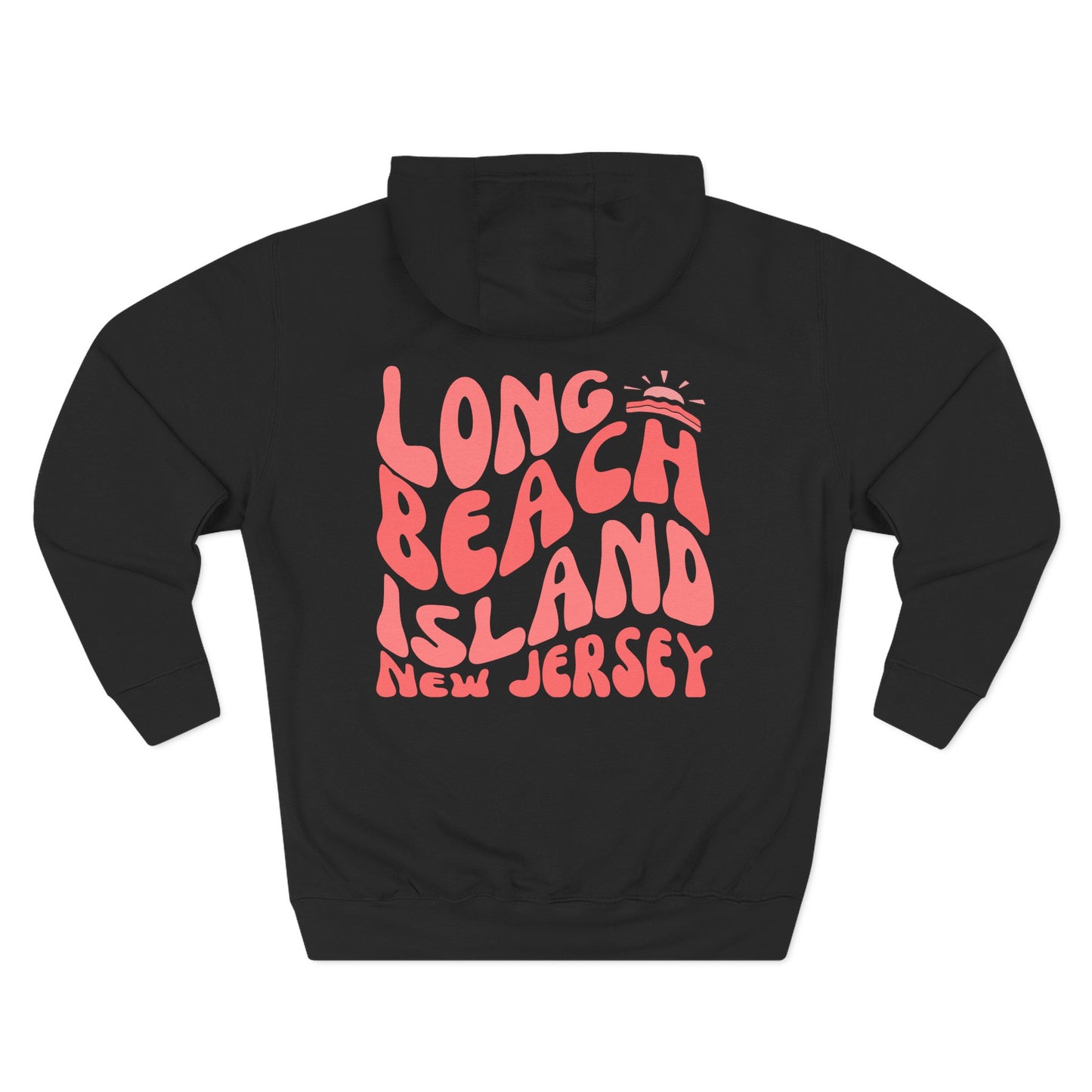 Coral wave Hoodie, Long Beach Island - newly updated