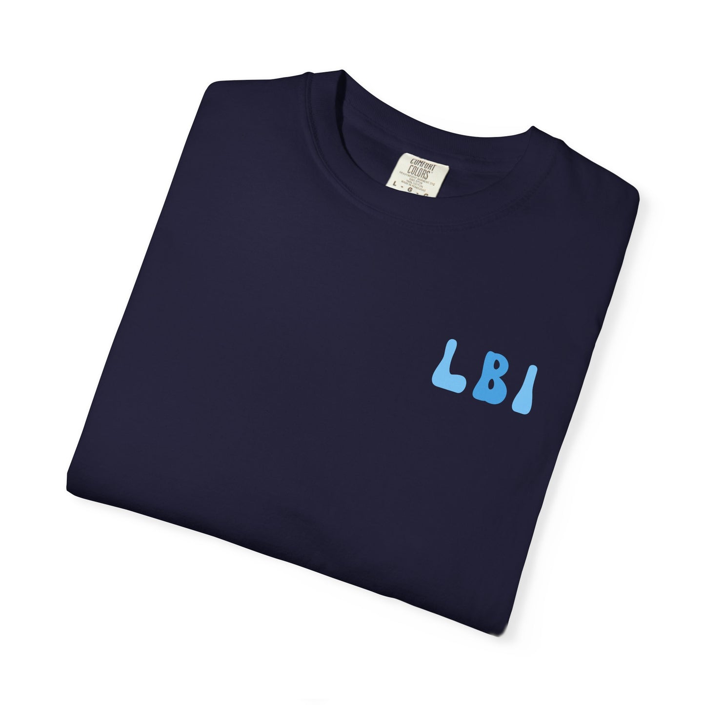 Blue Wave Comfort Colors tee - Long Beach Island