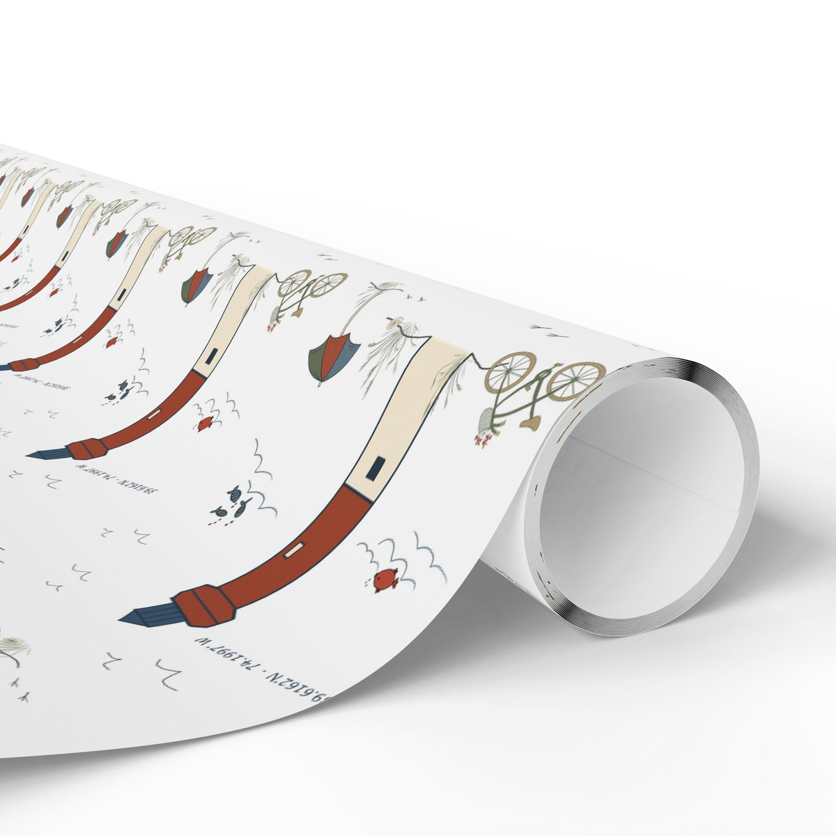 Old Barney Wrapping Paper