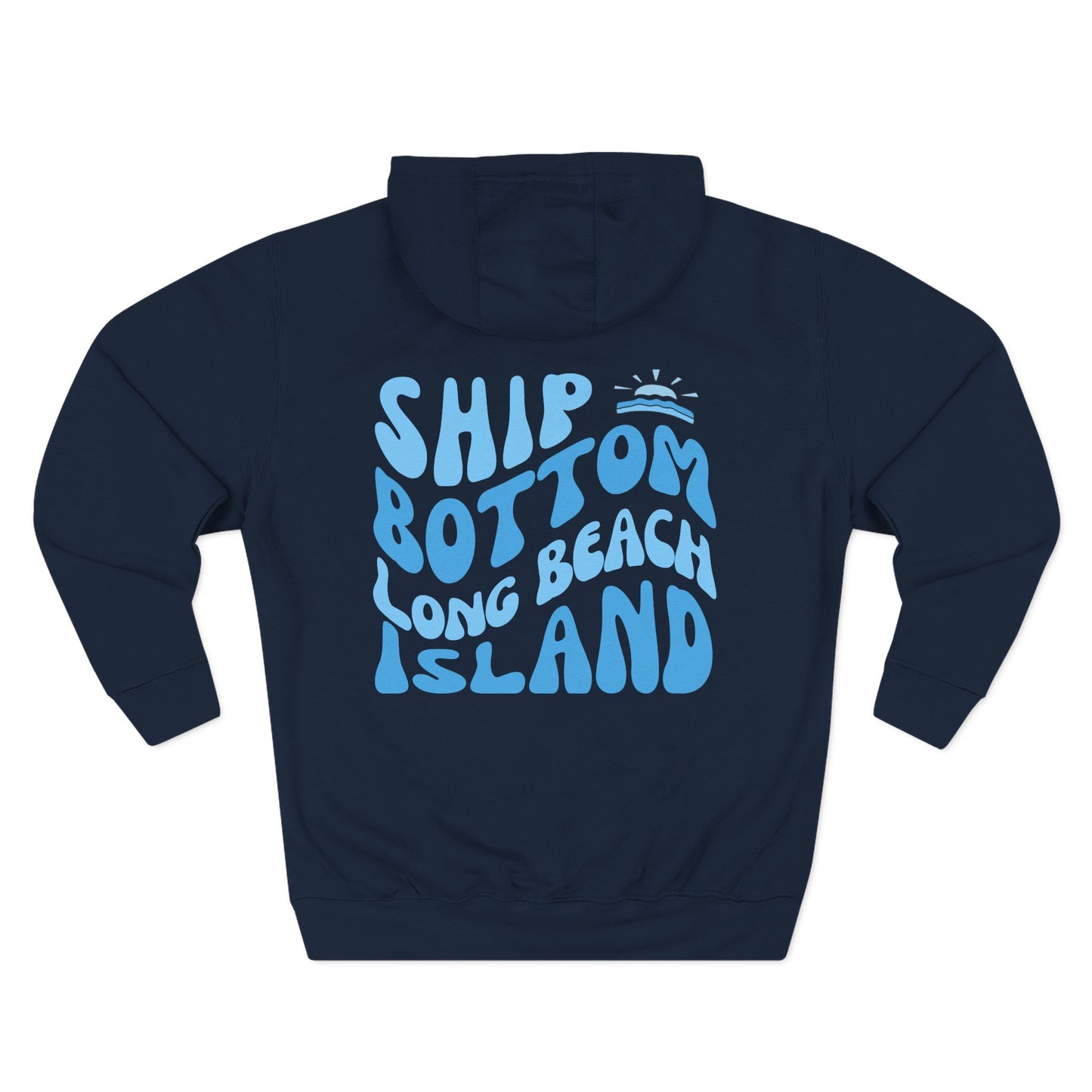 Blue wave Hoodie, Ship Bottom - newly updated