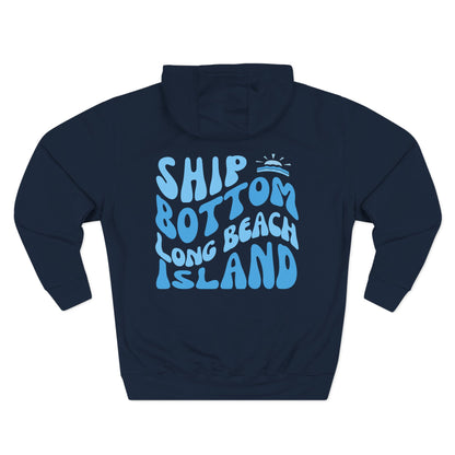 Blue wave Hoodie, Ship Bottom - newly updated