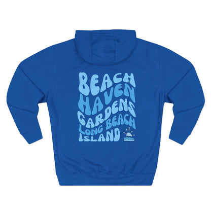 Blue Wave Hoodie, Beach Haven Gardens, newly updated