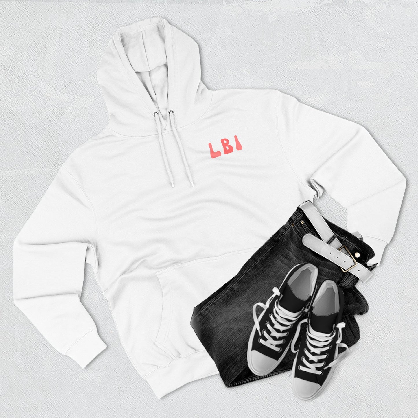 Coral wave Hoodie, Long Beach Island - newly updated
