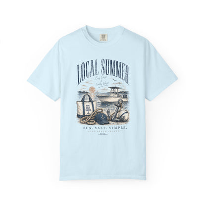 Local Summer Boat Days Comfort Colors T-Shirt