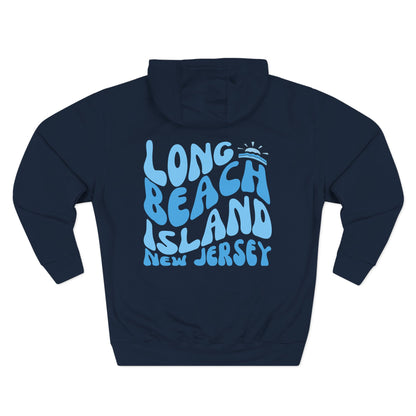 Blue Wave hoodie, Long Beach Island - newly updated