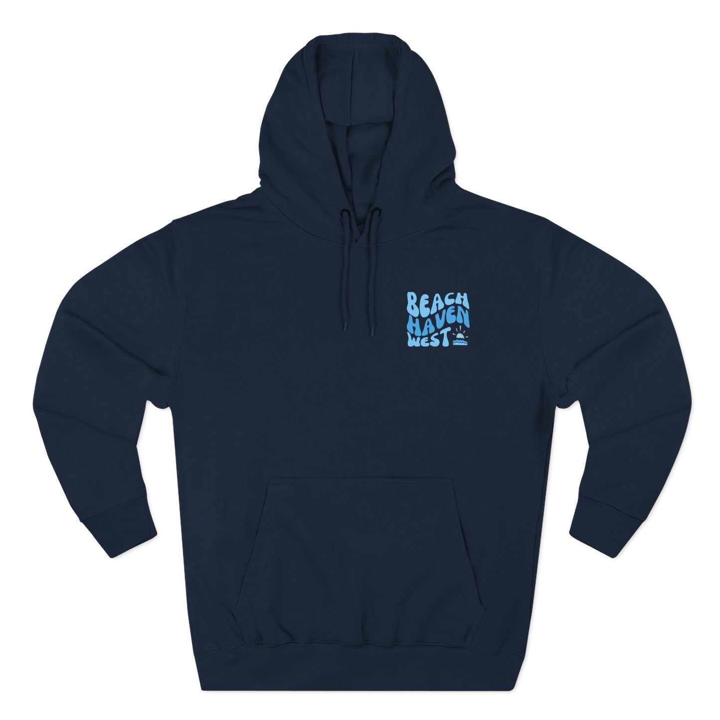 Blue wave Hoodie, Beach Haven West, newly updated