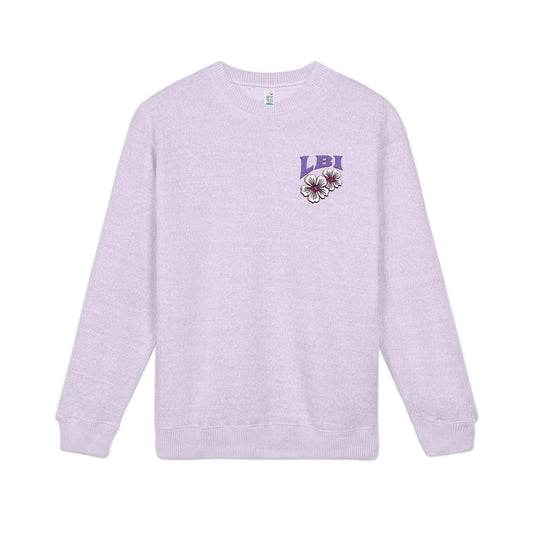 Retro Bloom Embroidered Nantucket Pullover