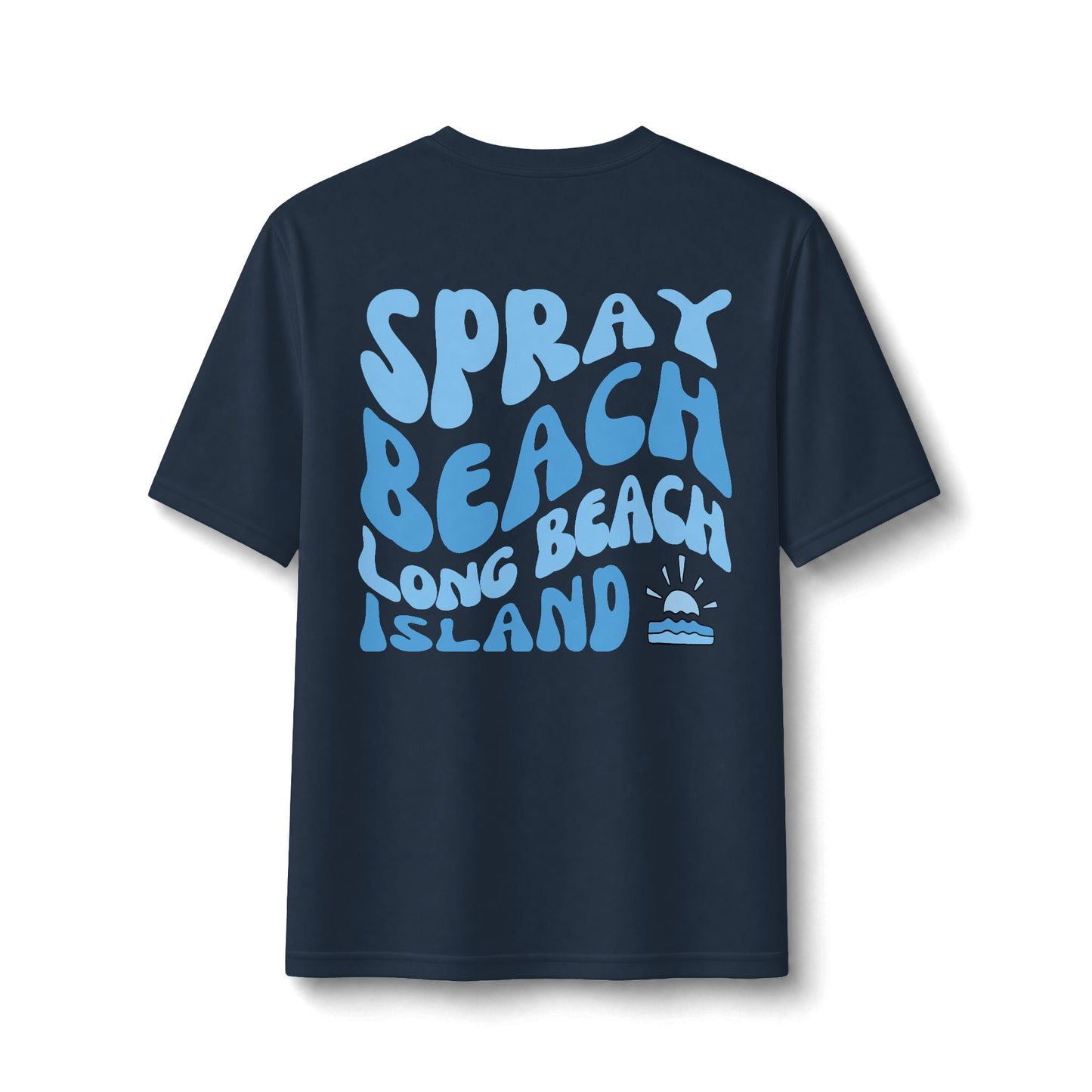 Blue Wave Performance Tee — Spray Beach - UPF50 - Sun protection
