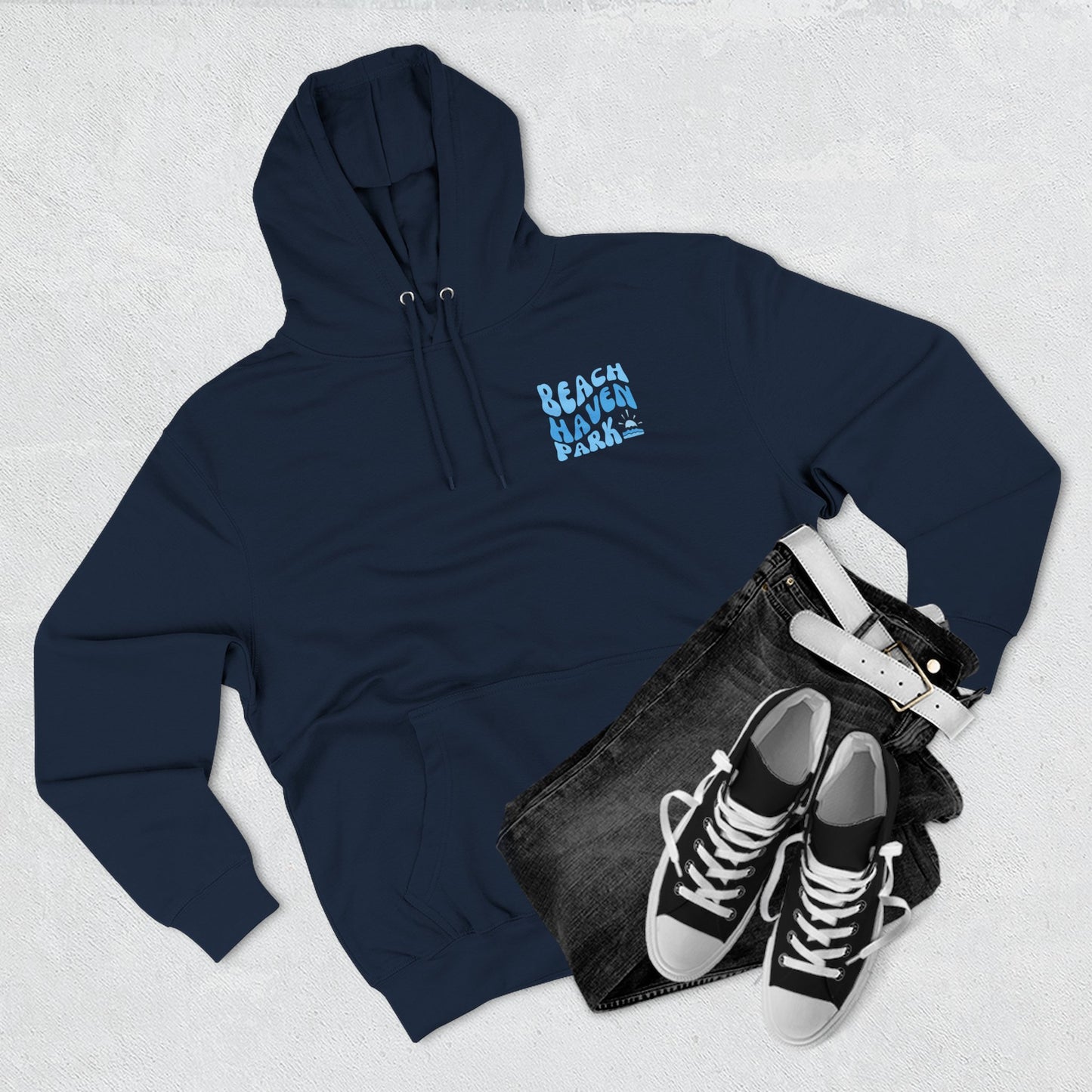 Blue wave Hoodie, Beach Haven Park, newly updated