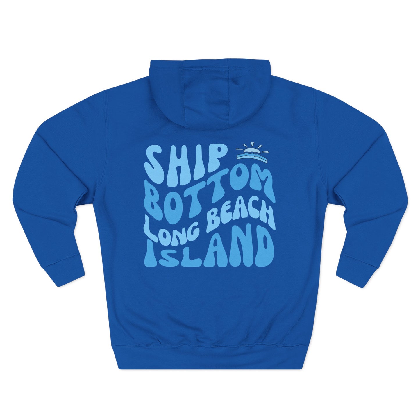 Blue wave Hoodie, Ship Bottom - newly updated