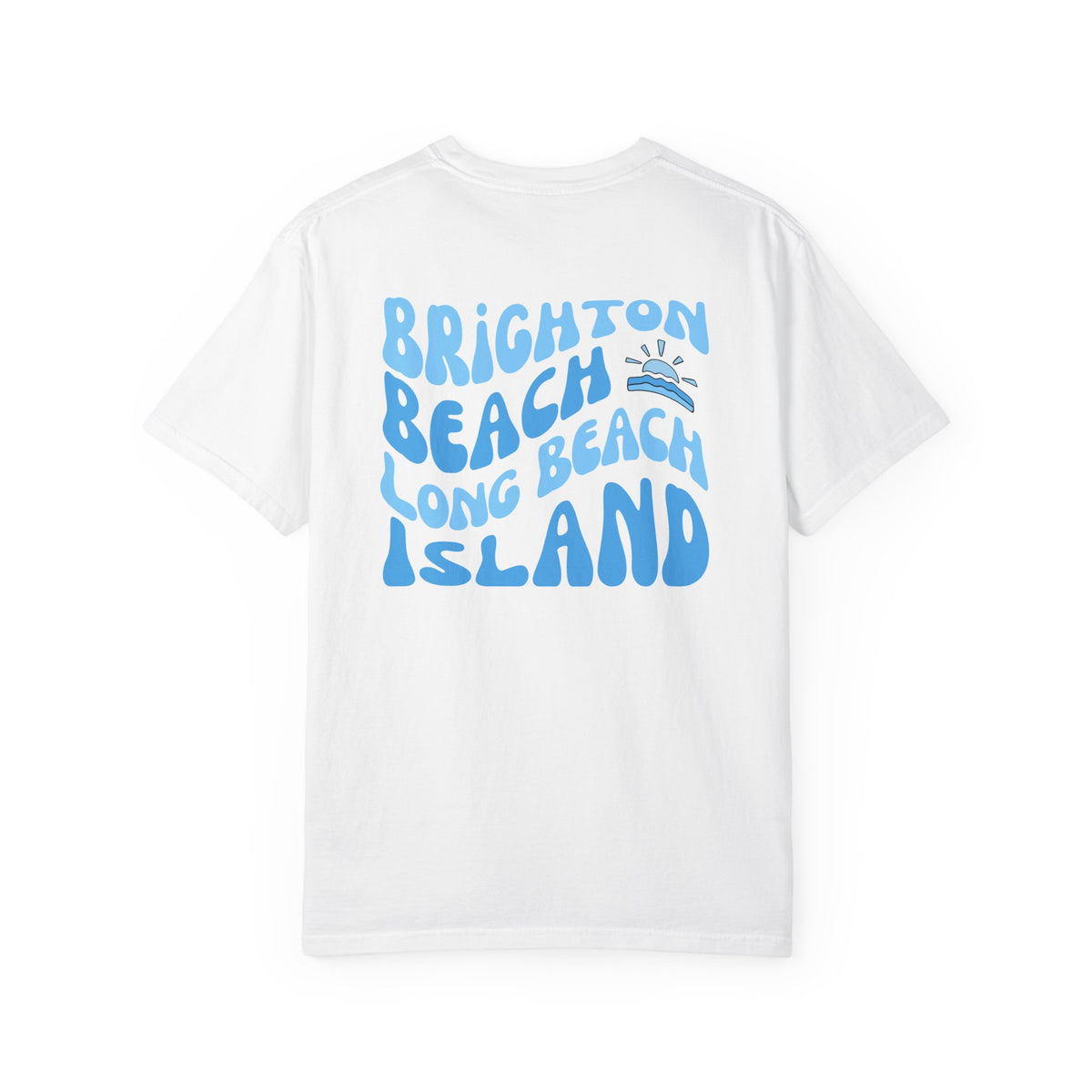 Blue Wave Comfort Colors tee - Brighton Beach