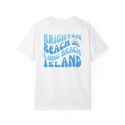 Blue Wave Comfort Colors tee - Brighton Beach