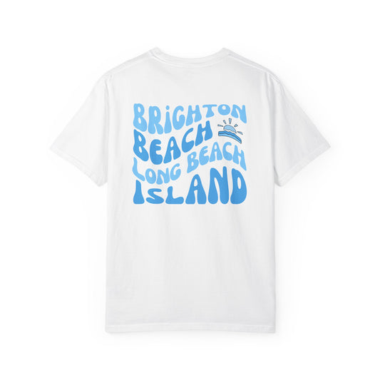 Blue Wave Comfort Colors tee - Brighton Beach