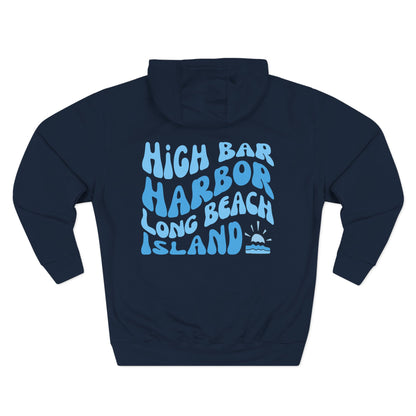 Blue wave Hoodie, High Bar Harbor, newly updated