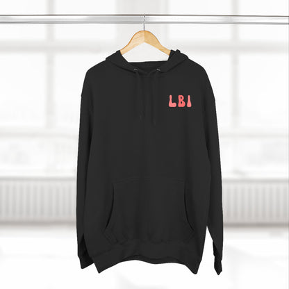 Coral wave Hoodie, Long Beach Island - newly updated
