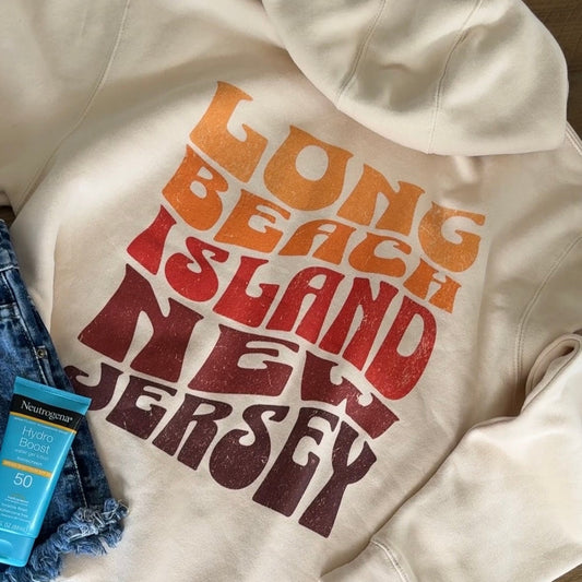 Sunrise Hoodie, Long Beach Island - Newly Updated