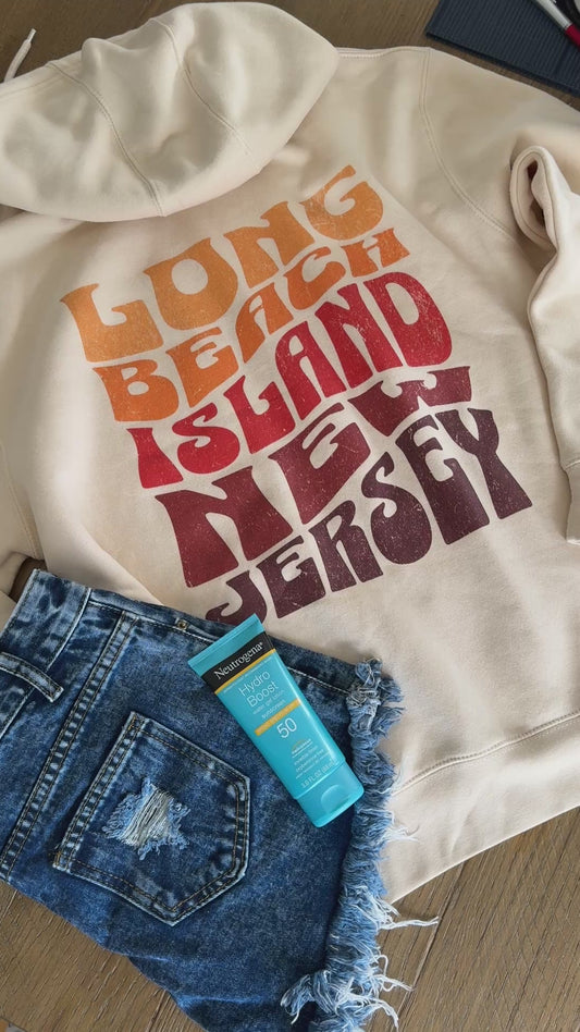 Sunrise Hoodie, Long Beach Island - Newly Updated