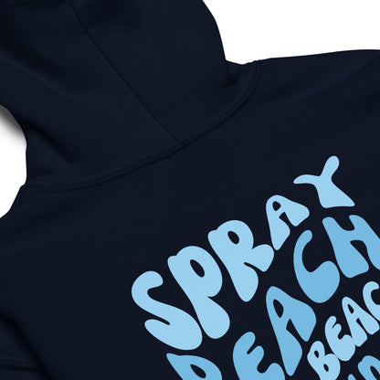 Blue Wave YOUTH Hoodie - Spray Beach