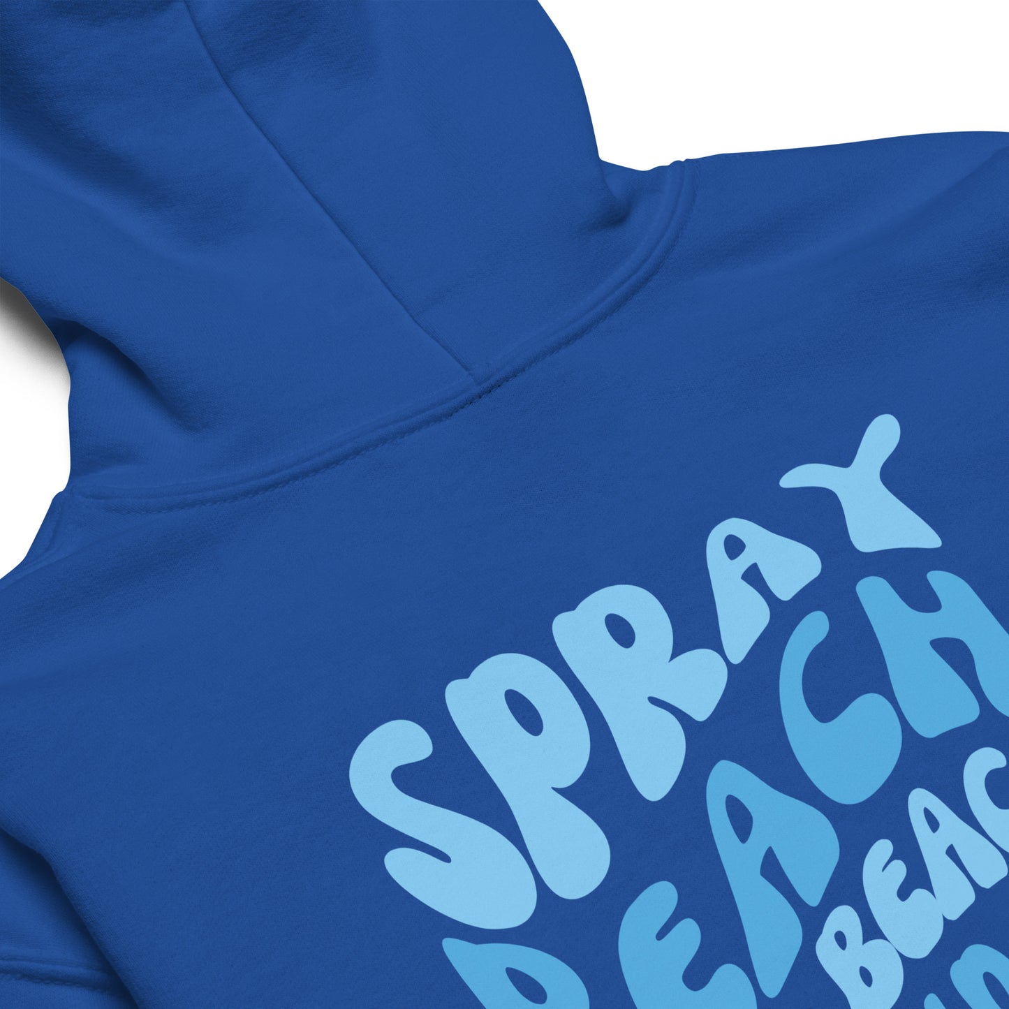 Blue Wave YOUTH Hoodie - Spray Beach