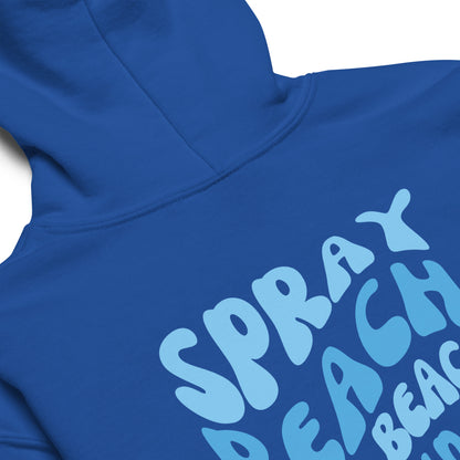 Blue Wave YOUTH Hoodie - Spray Beach